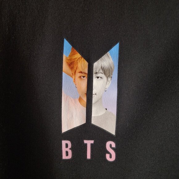 Rap Monster 94 BTS K-POP Korean Boy Band Varsity Letterman Button Down Jacket M - Picture 5 of 6